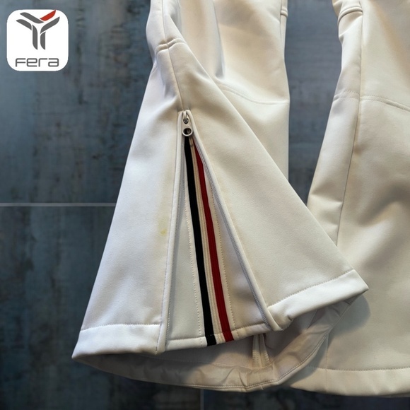 FERA Tyra Soft Shell 4-Way Stretch Waterproof Snow/Ski Pants in White  NWT/14R - Picture 10 of 13
